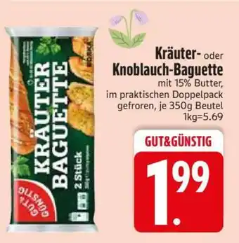 Edeka Kräuter- oder Knoblauch-Baguette Angebot