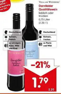 Netto Marken-Discount Dornfelder Qualitätswein Angebot