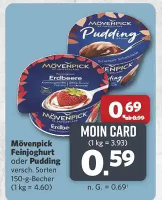 Combi Mövenpick Feinjoghurt oder Pudding Angebot