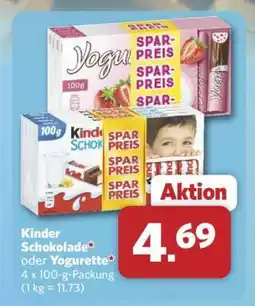 Combi KINDER Schokolade oder YOGURETTE Angebot