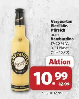 Combi Verpoorten Eierlikör, Pfirsich oder Bombardino Angebot