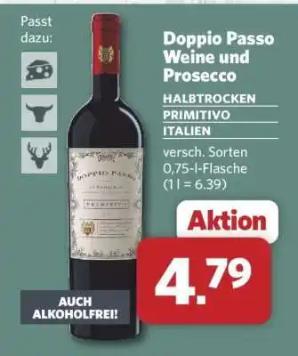 Combi Doppio Passo Weine und Prosecco Angebot