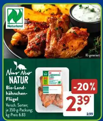 Aldi Süd Bio-Landhähnchen-Flügel Angebot