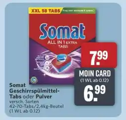 Combi Somat Geschirrspülmittel-Tabs oder Pulver Angebot