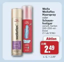 Combi WELLA WELLAFLEX Haarspray oder Schaumfestiger Angebot