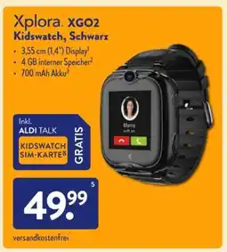 Aldi Süd Xplora. XGO2 Kidswatch, Schwarz Angebot