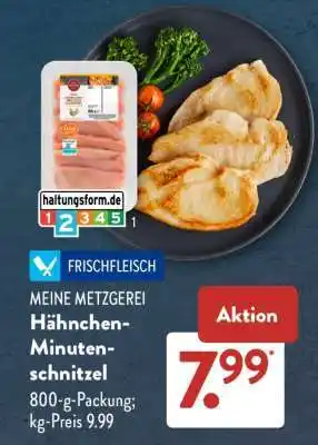 Aldi Süd MEINE METZGEREI Hähnchen-Minuten­schnitzel Angebot