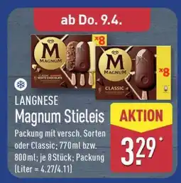 Aldi Nord MAGNUM Stieleis Angebot