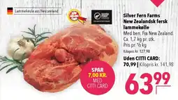 CITTI Markt Silver Fern Farms New Zealandsk fersk lammekølle Angebot