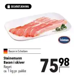 CITTI Markt Steinemann Bacon i skiver Røget. Angebot