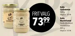 CITTI Markt KoRo Cashewmør / KoRo Mandelsmør Angebot