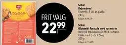 CITTI Markt Schär Glutenfri focaccia med rosmarin Angebot