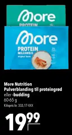 CITTI Markt More Nutrition Pulverblanding til proteingrød eller-budding Angebot