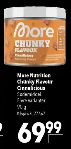 CITTI Markt More Nutrition Chunky Flavour Cinnalicious Angebot