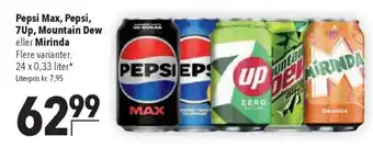CITTI Markt Pepsi Max, Pepsi, 7Up, Mountain Dew eller Mirinda Angebot
