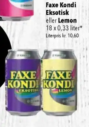 CITTI Markt Faxe Kondi Eksotisk eller Lemon Angebot