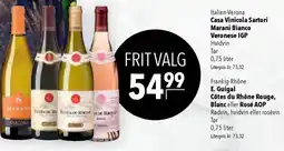 CITTI Markt E. Guigal Côtes du Rhône Rouge, Blanc eller Rosé AOP Rødvin, hvidvin eller rosévin Tør Angebot