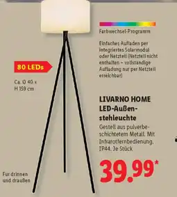 Lidl LIVARNO HOME LED-Außenstehleuchte Angebot