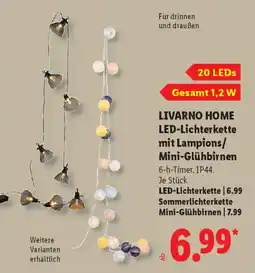 Lidl LIVARNO HOME LED-Lichterkette mit Lampions/ Mini-Glühbirnen Angebot