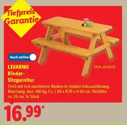 Lidl LIVARNO Kinder- Sitzgarnitur Angebot