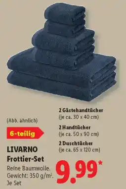 Lidl LIVARNO Frottier-Set Angebot