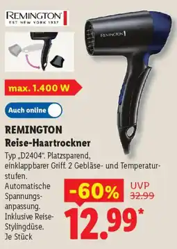 Lidl REMINGTON Reise-Haartrockner Angebot