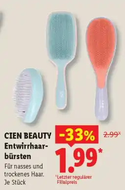 Lidl CIEN BEAUTY - Entwirrhaar bürsten Angebot