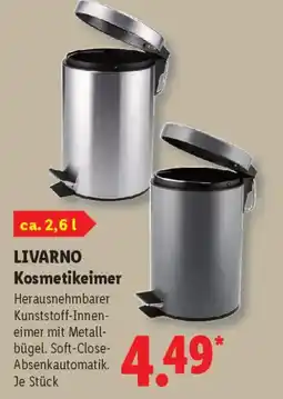 Lidl LIVARNO Kosmetikeimer Angebot