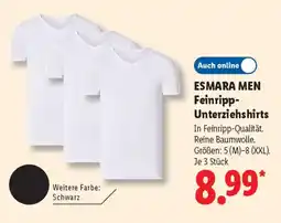 Lidl ESMARA MEN Feinripp- Unterziehshirts Angebot