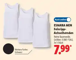 Lidl ESMARA MEN Feinripp- Achselhemden Angebot