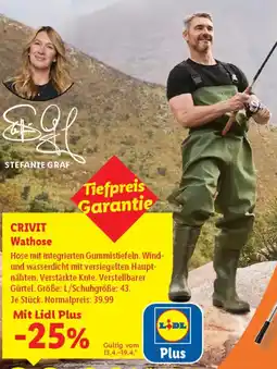 Lidl CRIVIT Wathose Angebot