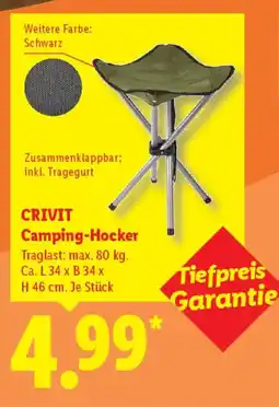 Lidl CRIVIT Camping-Hocker Angebot