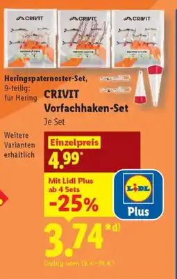 Lidl CRIVIT Vorfachhaken-Set Angebot