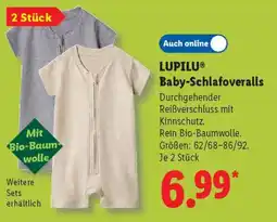 Lidl LUPILU Baby-Schlafoveralls Angebot