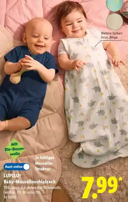 Lidl LUPILU Baby-Musselinschlafsack Angebot