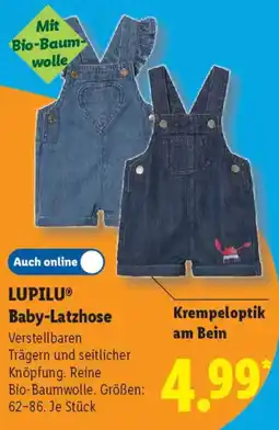 Lidl LUPILU Baby-Latzhose Angebot