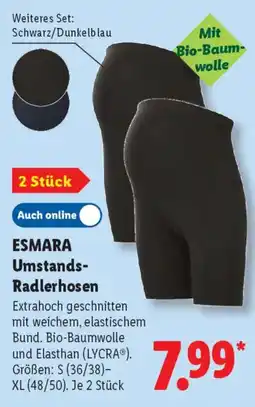 Lidl ESMARA Umstands- Radlerhosen Angebot
