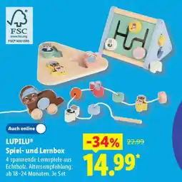 Lidl LUPILU Spiel- und Lernbox Angebot