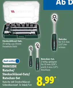 Lidl PARKSIDE Ratsche/ Steckschlüssel-Satz/ Ratschen-Set Angebot