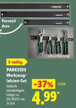 Lidl PARKSIDE Werkzeug leisten-Set Angebot
