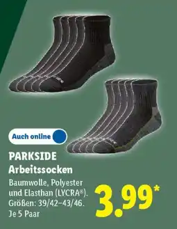 Lidl PARKSIDE Arbeitssocken Angebot