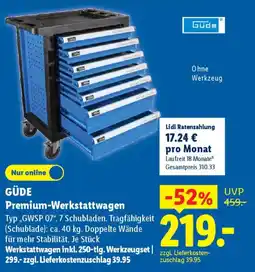 Lidl GÜDE Premium-Werkstattwagen Angebot