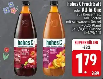 Edeka hohes C Fruchtsaft oder All-In-One Angebot
