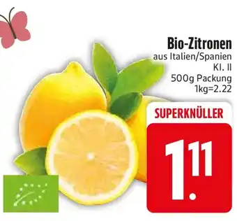 Edeka Bio-Zitronen Angebot