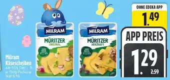 Edeka Milram Käsescheiben Angebot