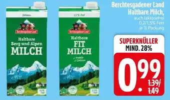 Edeka Berchtesgadener Land Haltbare Milch Angebot
