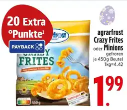 Edeka agrarfrost Crazy Frites oder Minions Angebot