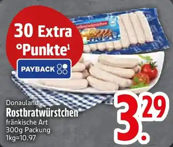 Edeka Donauland Rostbratwürstchen Angebot