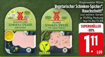 Edeka Rügenwalder Mühle Vegetarischer Schinken-Spicker Angebot