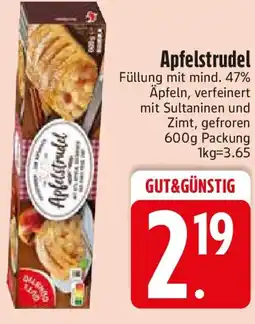 Edeka GUT&GÜNSTIG Apfelstrudel Angebot